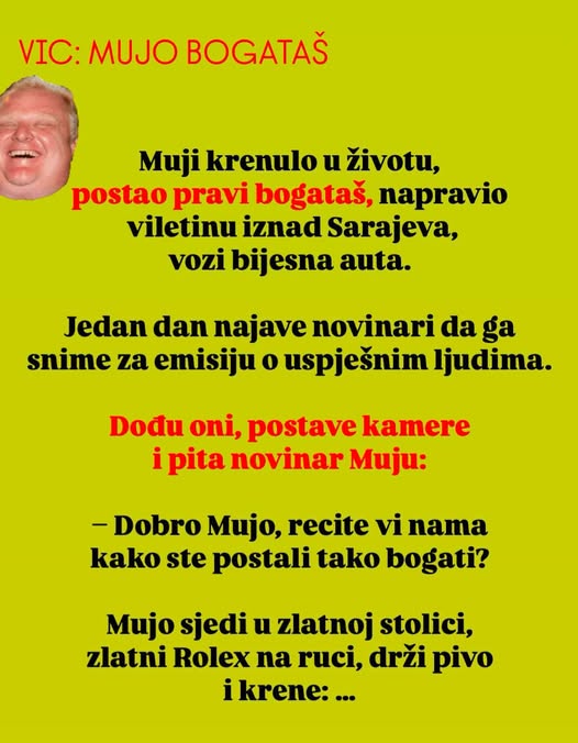 VIC DANA: MUJO POSTAO BOGATAŠ - featured image