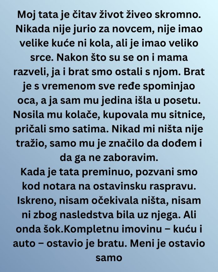 “Tata je znao šta radi…” - featured image