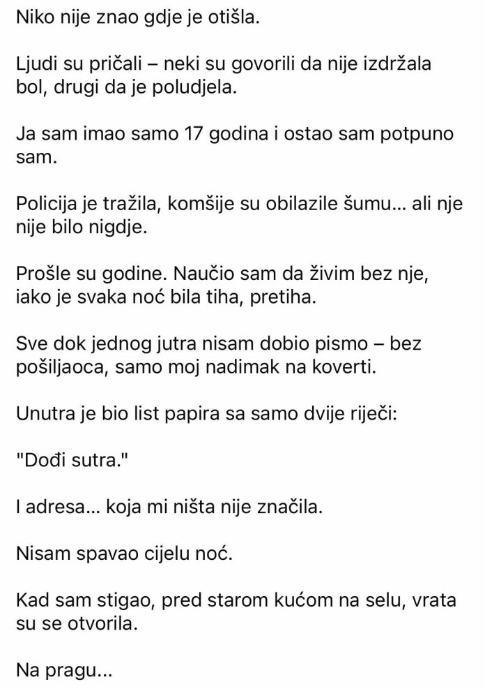 “Na dan kada je moj otac sahranjen, majka je nestala…” - featured image