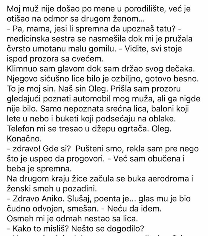 Stajao sam na stepenicama porodilišta, držeći svog mladog sina i papir. - featured image