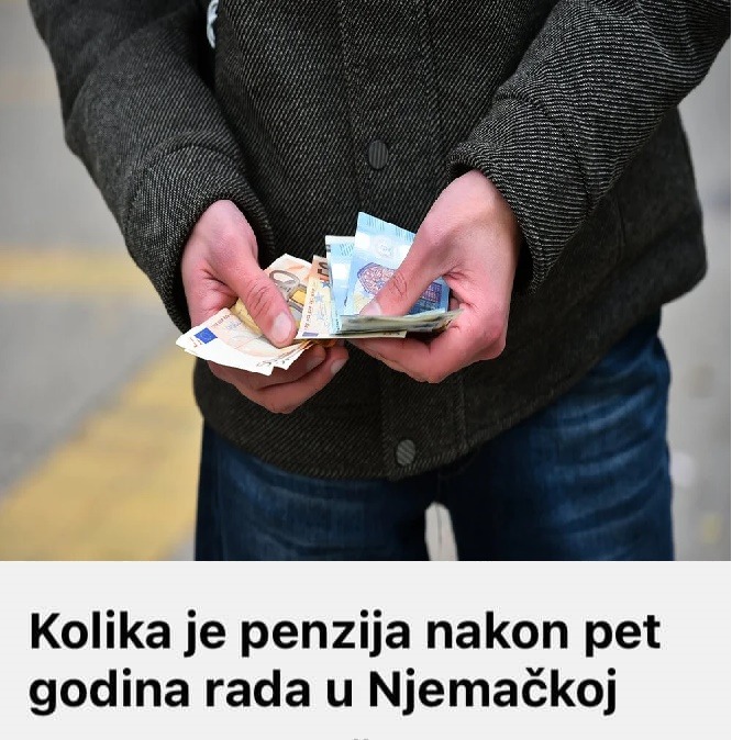 Kolika je penzija nakon pet godina rada u Njemačkoj…OSTAĆETE ŠOKIRANI… - featured image