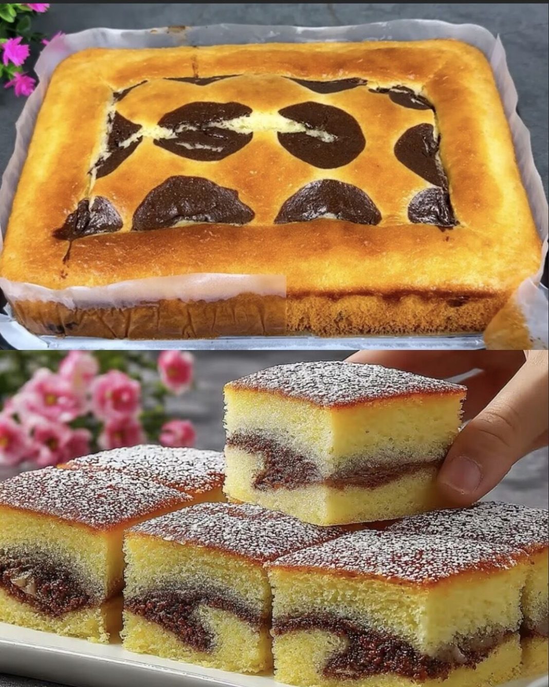 🍰 JEDNOSTAVAN I BRZ KOLAČ ZA SVAKI DAN! 😍Gotov za 5 minuta – samo umutite i uživajte dok je još topao! 💛 - featured image