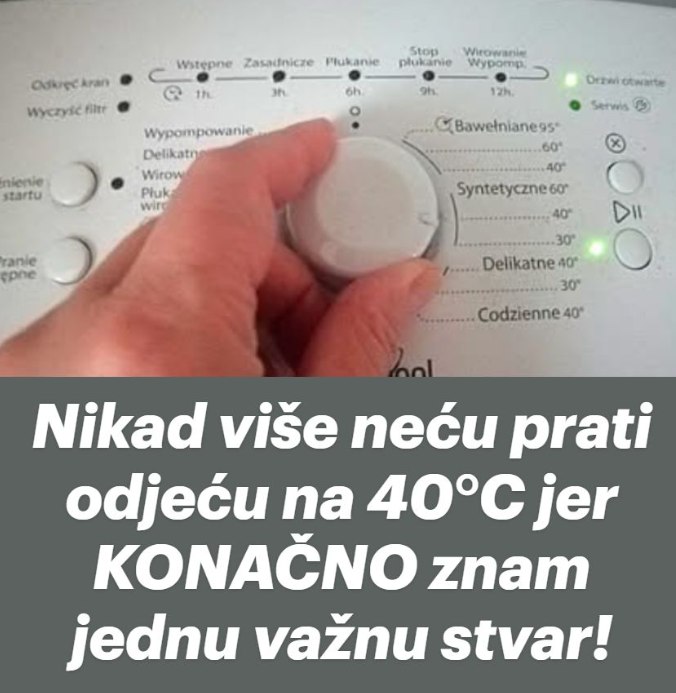 Nikad više neću prati odjeću na 40°C jer KONAČNO znam jednu važnu stvar! - featured image