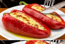 Ovo je toliko dobro da ima ukus kao restoranska hrana! Gotovo za samo 15 minuta. Moj muž obožava ove punjene paprike Ovo je toliko dobro da ima ukus kao restoranska hrana! Gotovo za samo 15 minuta. Moj muž obožava ove punjene paprike - featured image