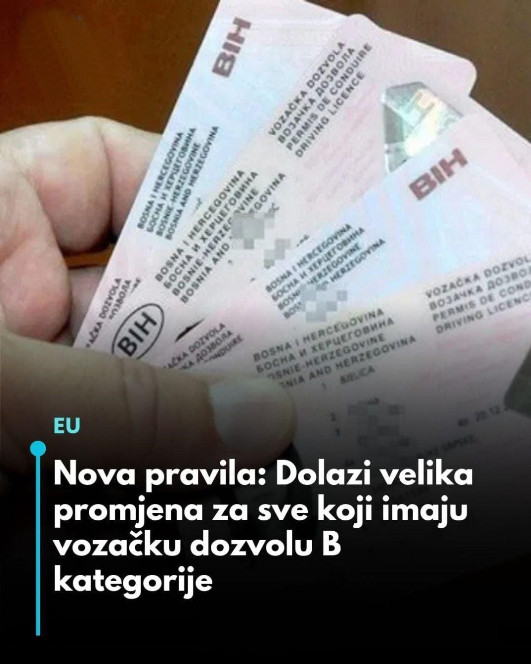 NOVA PRAVILA: Dolazi velika promjena za sve koji imaju vozačku dozvolu B kategorije¸… - featured image