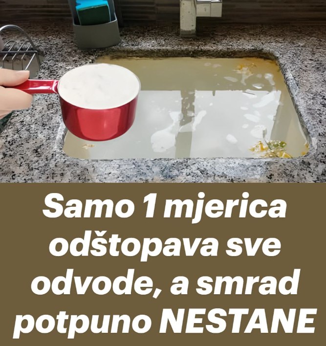 Samo 1 mjerica odštopava sve odvode, a smrad potpuno NESTANE… - featured image
